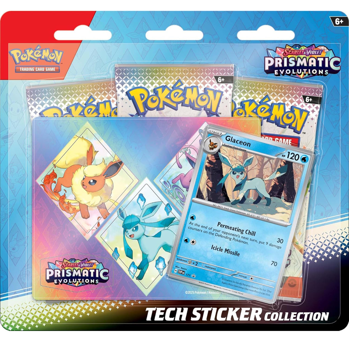 Pokemon Prismatic Evolutions
Tech Sticker Collection