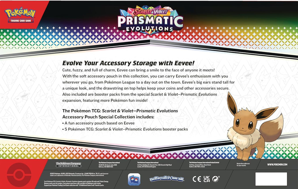 Pokemon Prismatic Evolutions
Accessory Pouch