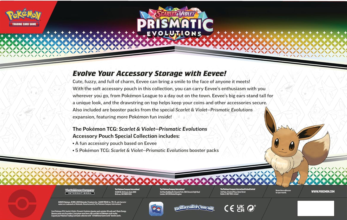 Pokemon Prismatic Evolutions
Accessory Pouch
