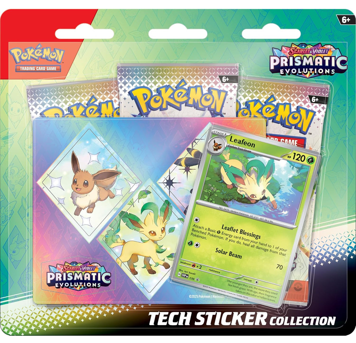Pokemon Prismatic Evolutions
Tech Sticker Collection