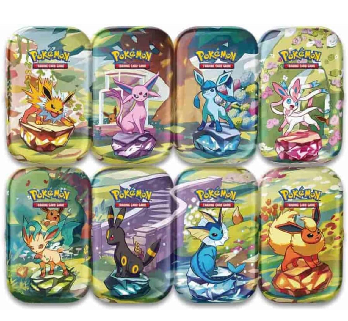 Pokemon Prismatic Evolutions Mini Tins
